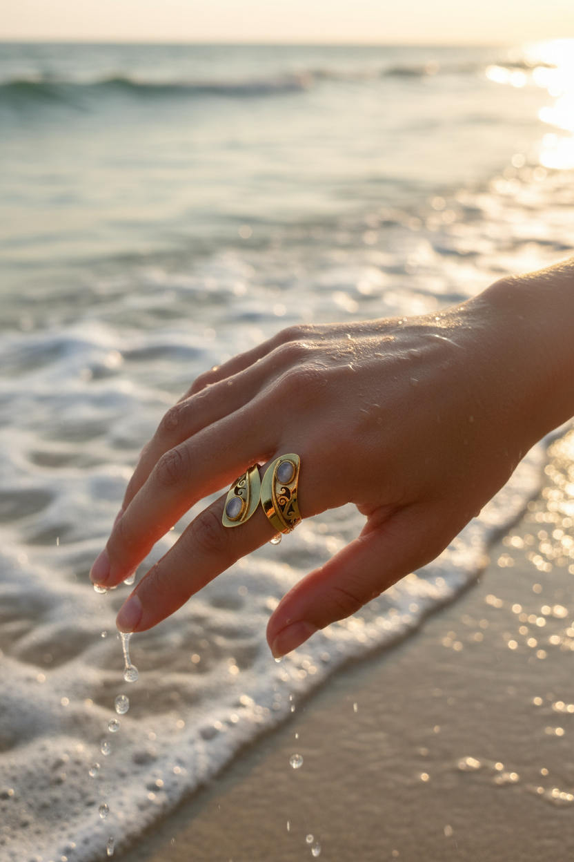 Bague plage – eau