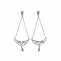 Boucles celtiques blanc pur