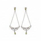 Boucles celtiques blanc pur