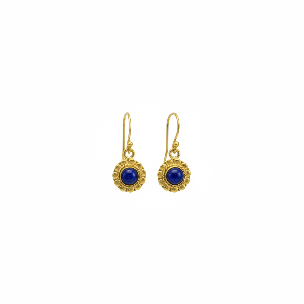 Boucles d'oreilles lapis lazuli – studio