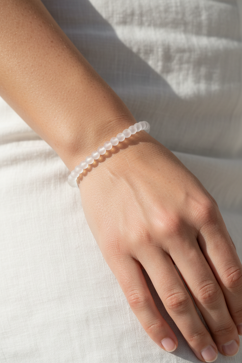 Bracelet porté lin