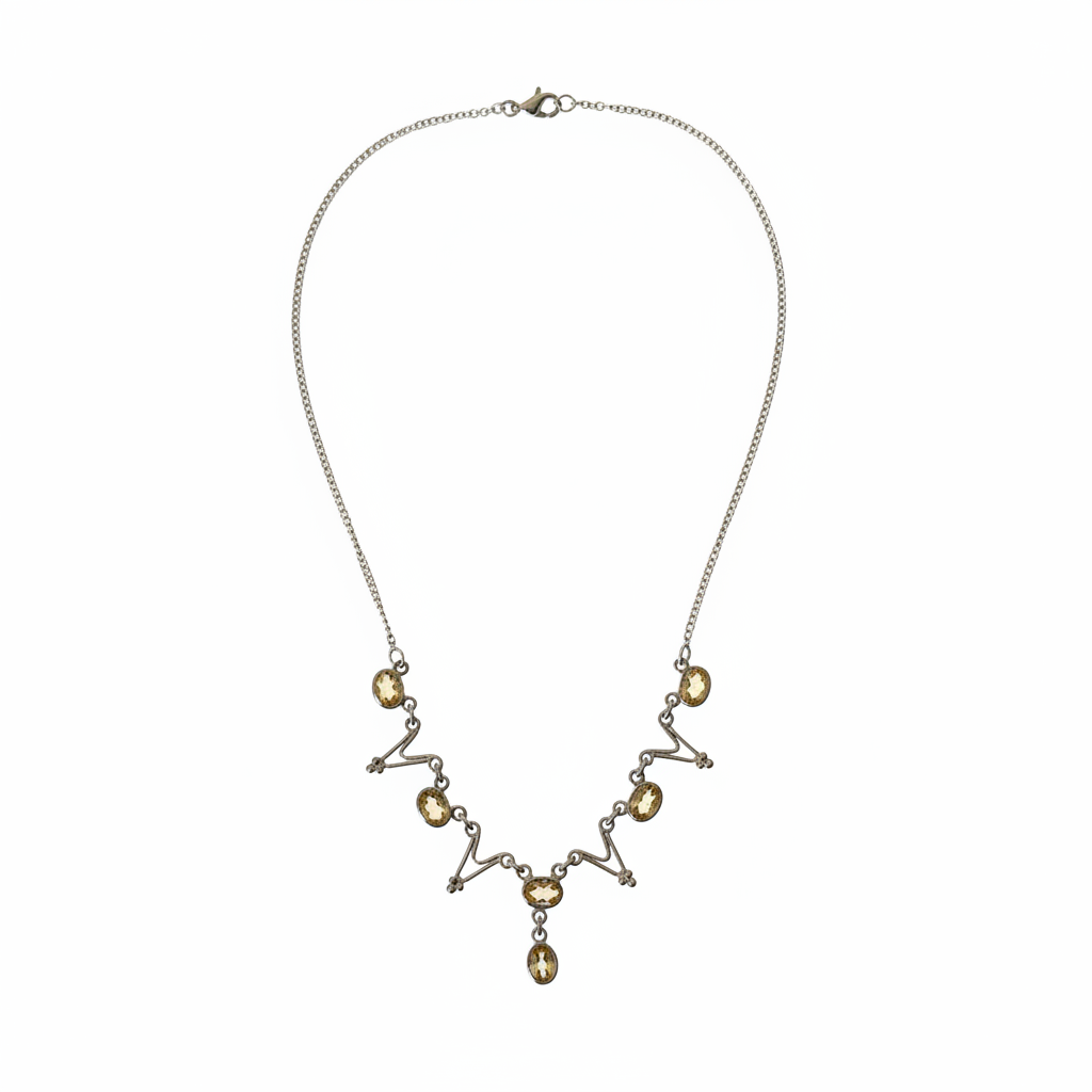 Citrine necklace product photo