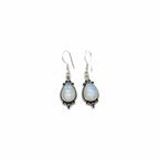 Moonstone Drop Earrings – Studio White