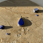 Pendentif lapis lazuli pierre chaude