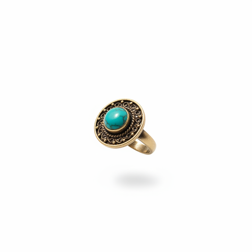 Vitrine bague fond blanc